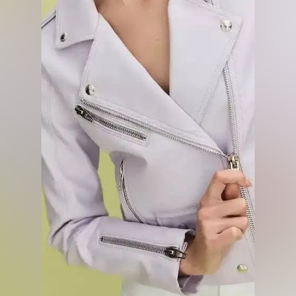 NWOT Blank NYC Faux Leather Moto Jacket - Picture 6 of 9